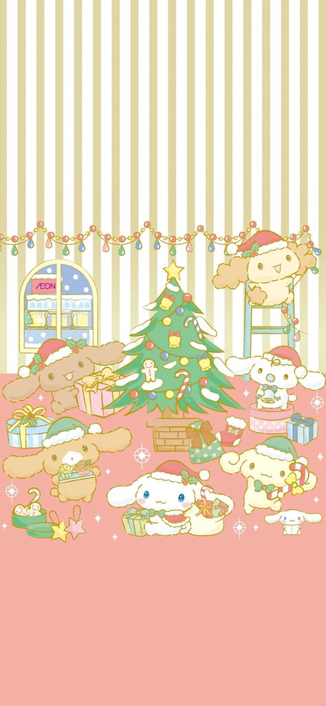 Cinnamoroll Christmas Wallpaper, Cinnamoroll Background, Cinnamoroll Christmas, Blurry Aesthetic, Kawaii Christmas, Aesthetic Content, Background Christmas, Hello Kitty Friends, Kawaii Wallpaper