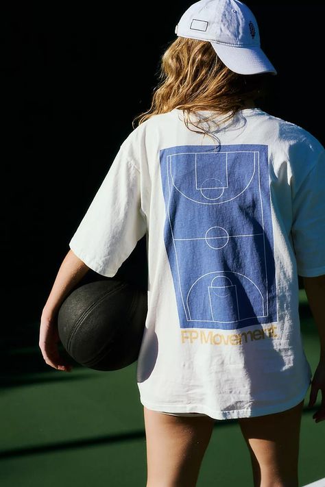 FP Movement Court Boyfriend Tee | Free People Check out our gallery of creative t-shirt designs, featuring unique styles and inspired graphics. Ideal for inspiring your next project! Tennis Tee Shirts, Sports Tshirt Designs, Sport Shirt Design, Tennis Shirt, Graphic Ideas, Pickle Ball, Retro Graphic Tees, Tennis Shirts, Retro Brand