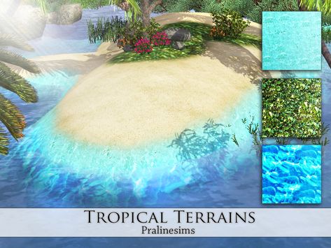 Ts4 Tropical Cc, Sims 4 Ocean Cc, Tropical Furniture, Tropical Outfit, Sims 4 Challenges, Sims 4 Bedroom, 4 Wallpaper, Sims 4 Expansions, Sims 1