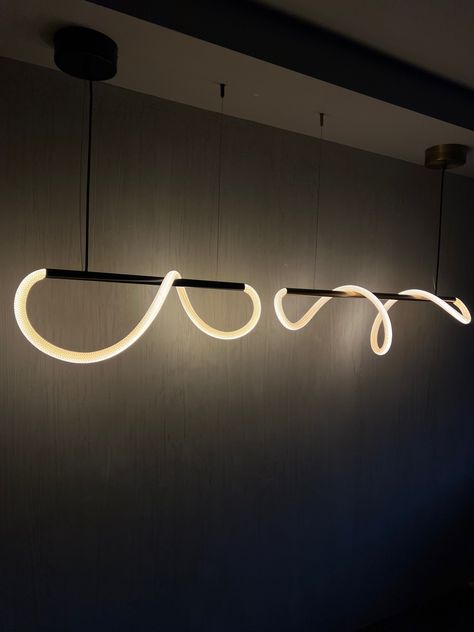 Design With Rope, Rope Chandelier, Strip Led, Led Rope, Led Rope Lights, Rope Lights, Diy Chandelier, Rope Light, Led Signs