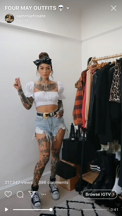 Sammi Jefcoate, Emo Outfit Ideas, Boho Rock, White Tips, Alt Outfits, Rock Outfits, Rock Fashion, Getting Dressed, My Nails