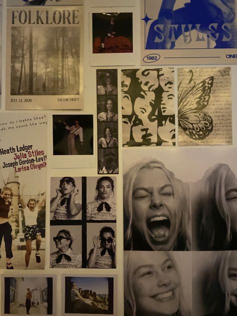 Phoebe Bridgers Room, Phoebe Bridgers And Taylor Swift, Phoebe Bridgers Style, Poster Wall Inspo Bedroom, Taylor Swift Conan Gray, Phoebe Bridgers Taylor Swift, Phoebe Bridgers Poster, Harry Styles Taylor Swift, Harry Styles Poster