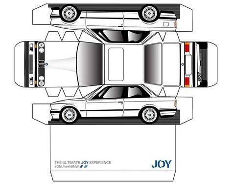 Bmw E30 Papercraft, Bmw Paper Model, Paper Car Printable, Bmw Papercraft, Paper Craft Car, Miata Car, Origami Car, Paper Tanks, Car Papercraft