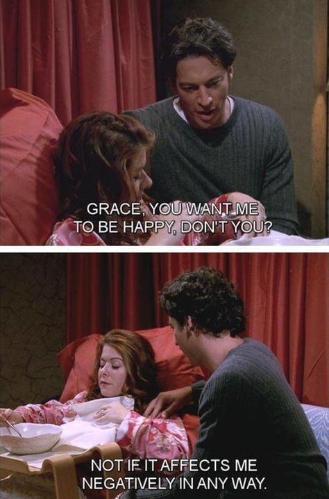 What would Will, Grace, Jack & Karen do? Karen Will And Grace, Funny Screencaps, Pleated Jeans, Grace Quotes, Im A Lady, Movie Screencaps, Will And Grace, Old Tv Shows, Tv Show Quotes