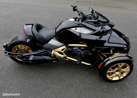 Can Am Spyder F3 Custom, 3 Wheel Motorcycle, Three Wheel Bicycle, Bike Technology, Trike Scooter, Morgan Cars, Honda 125, Custom Street Bikes, Can Am Spyder