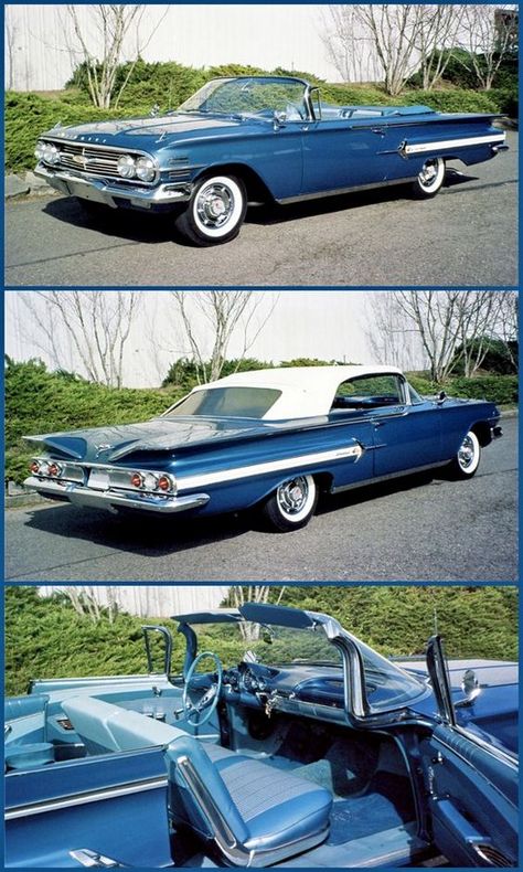 1960 Chevrolet Impala Convertible Chevrolet Impala Convertible, Impala Convertible, American Pickup Trucks, Classic Cars Chevy, Cool Old Cars, Old Vintage Cars, International Scout, Gm Car, Car Chevrolet