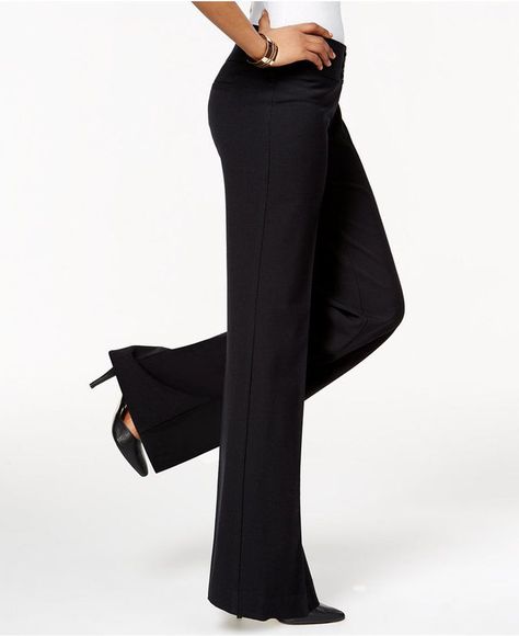 Style & Co Stretch Wide-Leg Pants, Created for Macy's Executive Women, Macys Pants, Business Fits, 2018 Outfits, Macys Women, Leggings Women, Womens Capris, Women Pants, Women Outfits