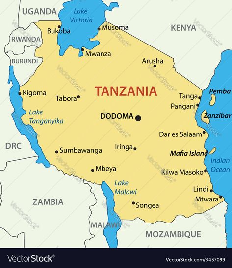 Tanzania Map, Word Map, Dar Es Salaam, Arusha, Different Words, Tanzania, Uganda, Kenya, World Map