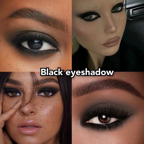 Black Eyeshadow Looks, Yellow Eyeshadow, Black Eyeshadow, Face Makeup Tips, Brown Eyeshadow, Pink Eyeshadow, Blue Eyeshadow, You Choose, Makeup Inspo