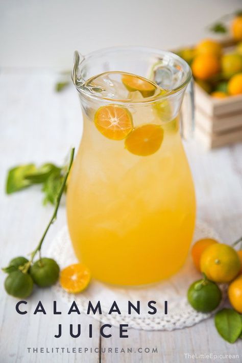 Calamansi Juice is the Filipino version of lemonade and limeade.Super refreshing and best served ice cold. #filipinorecipes #calamansi #filipinojuice #limeade #lemonade #tropical Tips To Draw, Juicing Tips, Calamansi Juice, Healthy Juicing, Lemonade Recipe, Filipino Dishes, Fiber Rich Foods, Fruit Cocktails, Lemonade Recipes