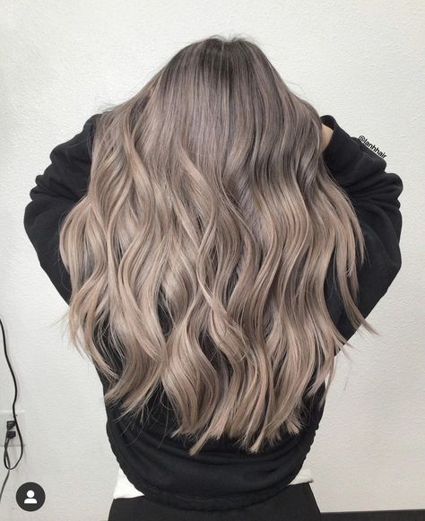 Mushroom Blonde Hair Balayage Short, Lived In Mushroom Blonde, Mushroom Light Brown Hair Color, Light Colored Hair Ideas Ash Brown, Ash Brown Hair All Over Color, Glazed Bronde Balayage, Dark Blond Ash Hair, Ash Dark Blonde Hair Highlights, Solid Hair Color Ideas Blondes