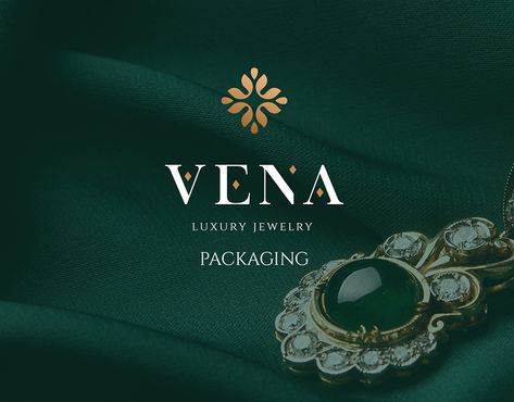 Vena Luxury Jewelry on Behance Luxury Brand Jewelry, Luxury Logo Branding, Jewelry Logo Branding, Luxury Logo Ideas, Jewelry Logo Design Ideas, Jewelry Branding Design, Jewelry Graphic Design, Luxury Design Graphic, Jewelry Brand Design