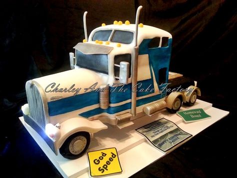 Semi Truck Cakes, 40th Birthday Cakes For Men, Truck Birthday Cakes, Cake Designs For Kids, Truck Cake, Truck Cakes, Cake Central, 3d Cake, Car Cake