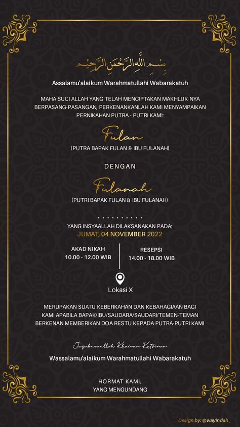 Undangan Digital, Muslimah Wedding, Baby Birthday Party, Party Girls, Invitation Cards, Wedding Cards, Dream Wedding, Wedding Inspiration