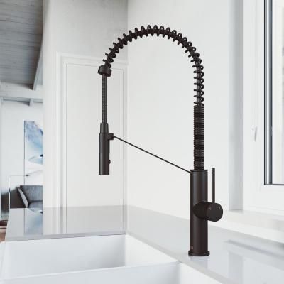 Matte Black Faucet, Kitchen Faucet With Sprayer, Black Faucet, Black Kitchen Faucets, Single Handle Kitchen Faucet, Single Hole Faucet, Kitchen Faucets, Faucet Handles, Kitchen Sink Faucets