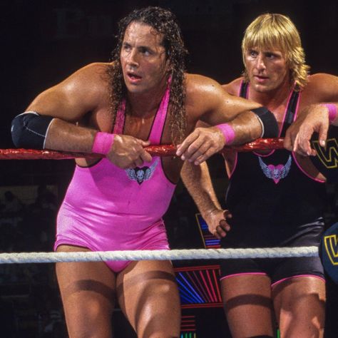 WWE Photo Wwf Wrestlers, Owen Hart, Hart Foundation, National Siblings Day, Siblings Day, Hitman Hart, Bret Hart, The Usos, Siblings Photos