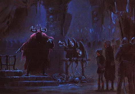 Horror Imagery, Black Caldron, Fantasy Atmosphere, Horned King, Gothic Fairytale, Disney Animation Art, Fantasy Inspo, Battle Jackets, Black Cauldron