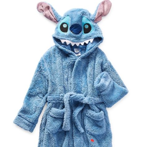 Disney Stitch Robe For Toddlers Disney Stitch Bedroom, Stitch School Supplies, Cute Stitch Stuff, Stitch Outfits, Stitch Bear, Stitch Room, Lilo And Stitch Toys, Stitch Decoration, Stitch Pajamas