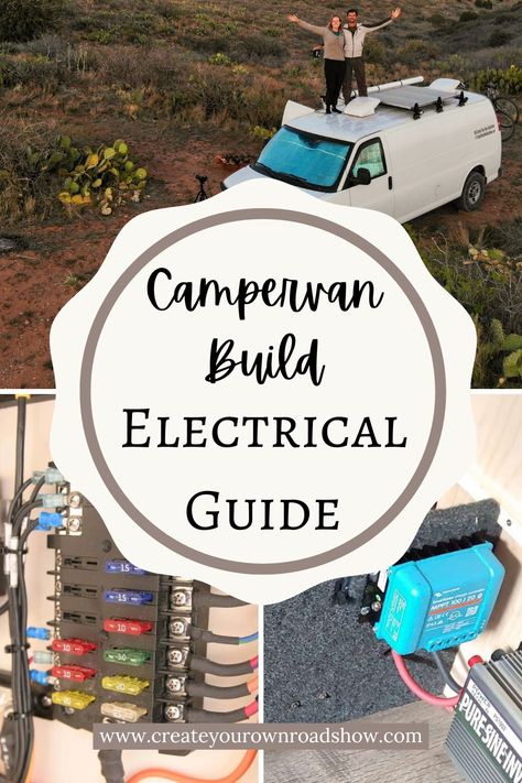 Everything you need to know to build the electrical system in your campervan. Batteries, wiring, solar, AC and DC power and more. Van Solar System, Van Security, Vw Eurovan Camper, Camper Mods, Bus Build, Vehicle Camping, Van Decor, Eurovan Camper, Solar Ac