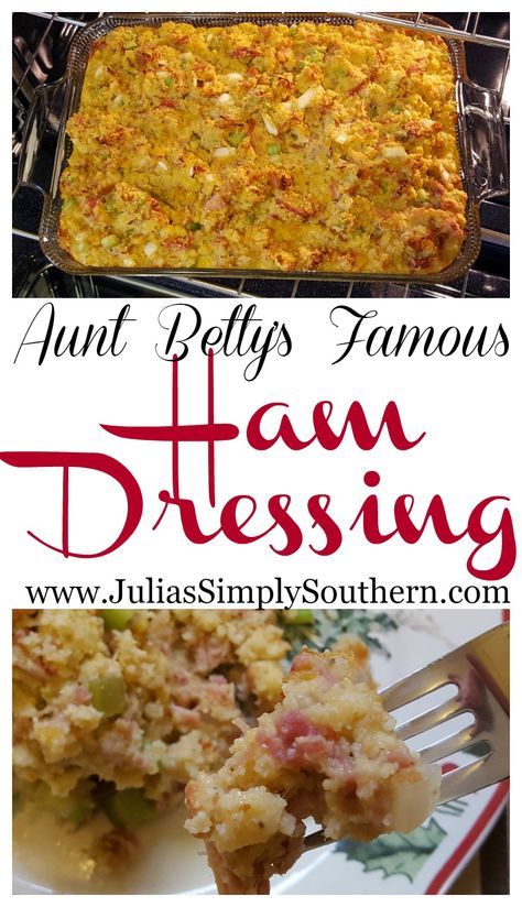 Ham Dressing Side Dishes For Pork, Dressing Thanksgiving, Forgotten Things, Christmas Main Dishes, Country Food, Slow Cooked Pulled Pork, Christmas Side, Christmas Side Dishes, Easter Dishes