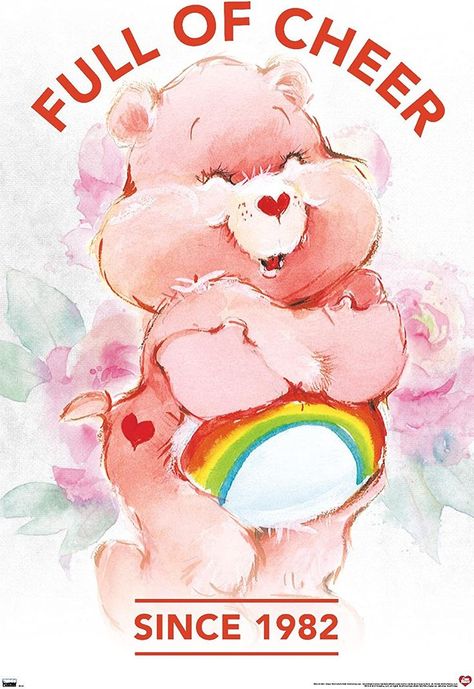 Cheer Wall, Cheer Posters, Care Bears Vintage, Wall Poster Prints, Poster Sizes, Magnetic Frames, Barn Wood Frames, Type Posters, Arte Sketchbook