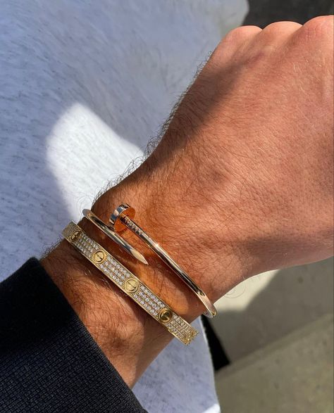 Cartier Mens Bracelet, Male Jewellery, Mens Bracelet Designs, Mens Luxury Lifestyle, Jewellery Aesthetic, Cartier Bracelet, Jewelry Aesthetic, Wrist Candy, Cartier Jewelry