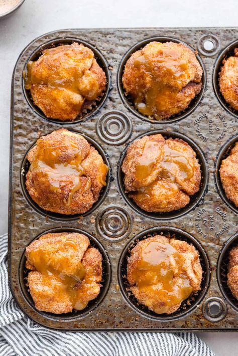 Monkey Bread Muffins, Cinnamon Roll Monkey Bread, Tried And True Recipes, Bread Muffins, Tasty Breakfast, Breakfast Sweets, Ooey Gooey, Bread Recipes Sweet, Monkey Bread