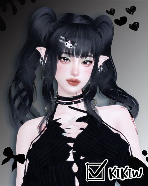 KIKIW.STUDIO-【HAIR 20240428】 | Patreon Sims 4 Anime, Sims Hair, Sims4 Cc, Cc Sims, Sims 4 Game, Anime Hair, Sims 4 Clothing, Sims Mods, Sims 4 Mods