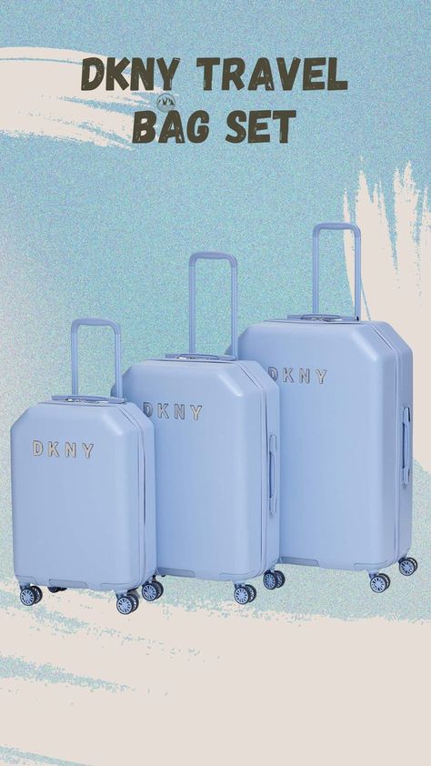 Dkny Travel Bag Set Pack Like A Pro, Travel Bag Set, Bag Suitcase, Must Have Items, Travel Companion, Stay Organized, Bag Set, Travel Style, Travel Essentials