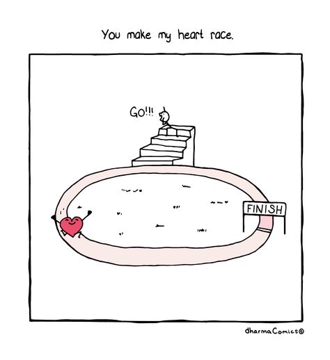 You Make My Heart Race  http://dharmacomics.com/dharma-comics/you-make-my-heart-race/ Racing Art, Love Can, You Make Me, My Heart, Comics, Art