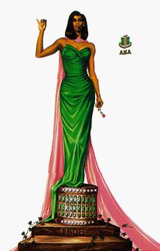 AKA Sorority Art, Alpha Art, Skee Wee, Aka Sorority, Greek Gifts, Alpha Kappa Alpha Sorority, Sorority Girl, Alpha Kappa Alpha, Sorority Life