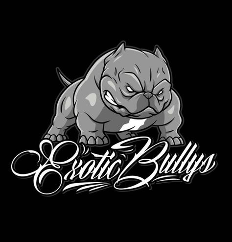 American Bully Logo, Kennel Logo, Tshirt Roblox, American Bully Kennels, Betty Boop Tattoos, Brain Tattoo, Dog Logo Design, Pitbull Art, F1 Wallpaper Hd