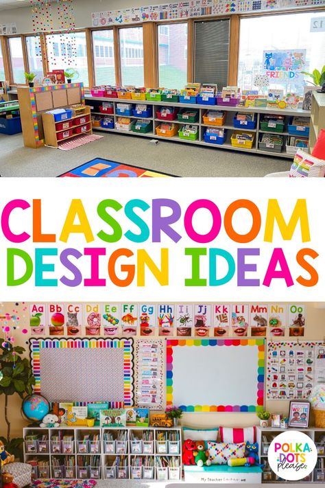 Whether you are setting up a new classroom or doing a mid-year reorganization, this blog post is for you. It is filled with practical, easy to use classroom design tips for elementary teachers. From choosing a classroom decor theme to keeping all the supplies organized, check out this post before you start working in your classroom. The tips in this post are perfect for teachers, preschools, and homeschoolers looking to create an inviting and organized learning environment. Setting Up Preschool Classroom, 3k Classroom Themes, Kindergarten Reading Corner Ideas, Back To School Theme Preschool Classroom, Ideas For Preschool Classrooms, Setting Up Kindergarten Classroom, Preschool Class Organization, Classroom Theme For Preschool, Classroom Decor Idea