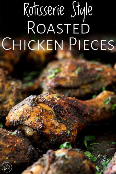 Rotisserie Chicken Drumsticks, Roast Chicken Pieces Recipes, Roast Chicken Oven Pieces, Oven Roasted Chicken Pieces, Roast Chicken Recipes Pieces Oven Baked, Rotisserie Chicken Wings Recipes, Roast Chicken Pieces Oven, Roasted Chicken Pieces Oven, Rotisserie Chicken Wings