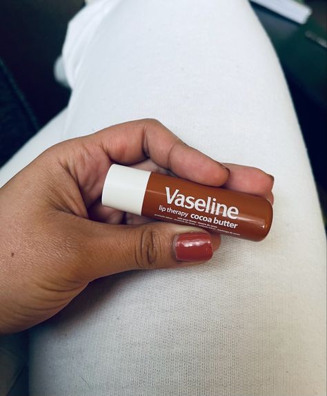 Cocoa butter lip balm Vaseline Cocoa Butter Lip Balm, Coco Vaseline, Vaseline Cocoa Butter, Moodboard Images, Cocoa Butter Lip Balm, Vaseline Uses, Vaseline Lip Therapy, Vaseline Lip, Lip Therapy