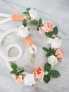 Make your own custom dog leash for your wedding day!  Or pupchella! ;)   #wedding #summer #spring #coachella Wedding Dog Leash, Dog Wedding Attire, Dog Leashes, Wedding Pets, Dog Wedding, Diy Dog Stuff, Backyard Wedding, Dog Leash, Custom Dog