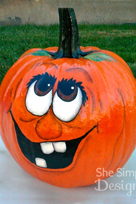 Halloween Pumpkin Decorating Ideas for More Fun ★ See more: http://glaminati.com/halloween-pumpkin-decorating-ideas/ Halloween Pumpkin Decorating Ideas, Halloween Pumpkin Ideas, Halloween Pumpkin Decorating, Pumpkin Face Paint, Decorating Halloween, Pumpkin Decorating Ideas, Halloween Pumpkin Designs, Halloween Pumpkins Painted, Pumpkin Painting Ideas