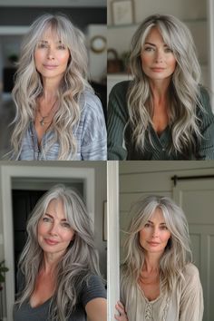 13 Hairstyles with Side Bangs for 2024 – Style Bliss Gray Lob Hairstyles, Bangstyle Hair Long Layers, Long Hairstyles Side Part, Side Bangs With Medium Hair, Side Bangstyle Hair Long, Long Hair With Side Bangs, Long Shaggy Haircuts, Long Layered Hair With Side Bangs, 13 Hairstyles