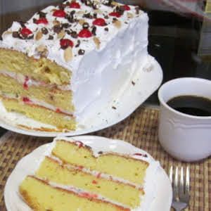 'Just saved Pat's  Easy Cassata Cake in my Recipe Box! #justapinchrecipes Easy Caramel Cake, Cassata Cake Recipe, Cassata Cake, Cake Recipe Easy, Easy Caramel, Italian Cake, Caramel Cake, Italian Desserts, Cake Frosting