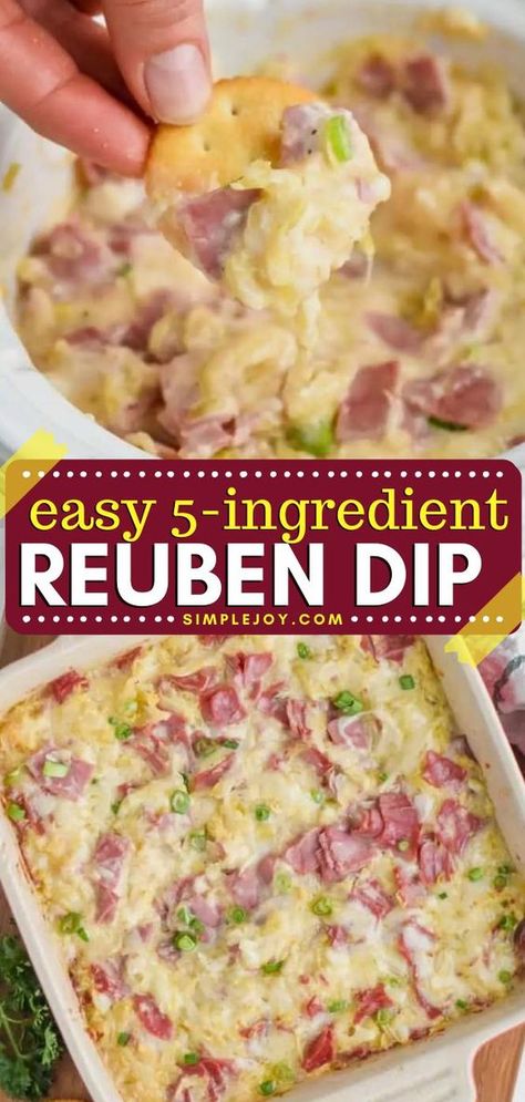 Hot Dip Recipe, Reuben Dip Recipe, St Patrick's Day Food, Best Superbowl Food, Reuben Dip, Dip Recipes Hot, Superbowl Food, Crock Pot Dips, Superbowl Appetizers