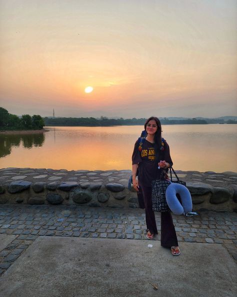 Sureal Sunrise at Sukhna Lake 💓 Sukhna Lake, Sunrise, Travel Diaries, Chandigarh, early morning, blissclub pants, comfy fits, morning #instagram #explore #explorepage #trending #foryou #fyp #aesthetic #aestheticedits #y2k #y2kfashion #y2kaesthetic #fashion #outfits #outfitoftheday #outfitideas #chandigarh #blissclub #travelphotography #traveldiaries #sukhnalake #Sunrise Have you watched Sunrise or Sunset at Sukhna Lake? Sukhna Lake, Fyp Aesthetic, Pants Comfy, Travel Diaries, Travel Diary, Chandigarh, Y2k Aesthetic, Comfy Fits, Early Morning