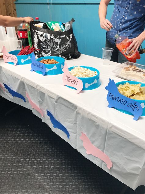 Corgi Birthday Party DIY snack bowls for guests!    @theo.thecorgi Corgi Cupcakes Birthday, Dog Bday Party Ideas, Dog Theme Party Games, Corgi Party Theme, Corgi Birthday Party Theme, Corgi Birthday Party, Corgi Party, Corgi Decorations, Corgi Birthday