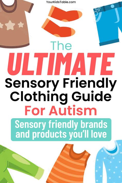 Sensory Sensitive Clothing, Clothing Sensory Issues, Sensory Friendly Clothing, Sensory Friendly Outfits Adults, Sensory Clothing, Babysitting Ideas, Tactile Sensitivity, Sensory Disorder, Compression Clothing