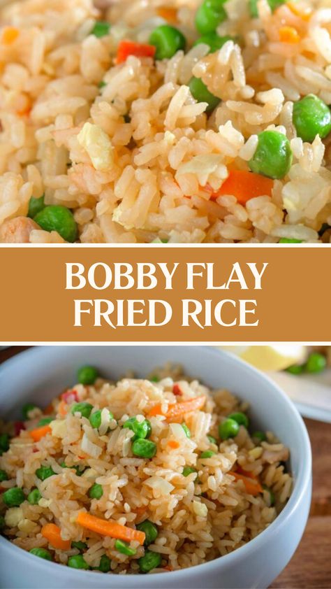 Bobby Flay Fried Rice Ginger Fried Rice Recipe, Bobby Flay Recipes, No Egg Pancakes, Rice Dinner, Rice Recipes For Dinner, Bobby Flay, Long Grain Rice, Carrot And Ginger, Fried Rice Recipe