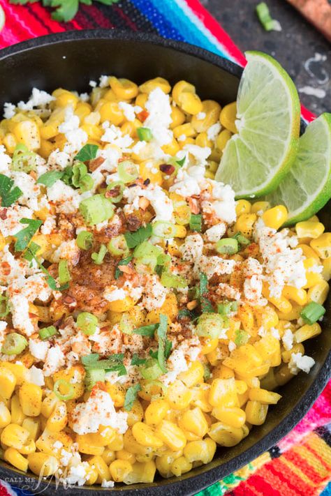 Skillet Mexican Street Corn, Mexican Street Corn Recipe, Street Corn Recipe, Mexican Corn Salad, Chili Relleno, Mexican Street Corn Salad, Corn Salad Recipes, Resep Salad, Mexican Corn