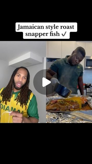 Roast Fish Jamaican, Snapper Fish, Roast Fish, Delicious Seafood Recipes, Caribbean Cuisine, Oven Roast, What I Want, Christmas Dinner, Seafood Recipes