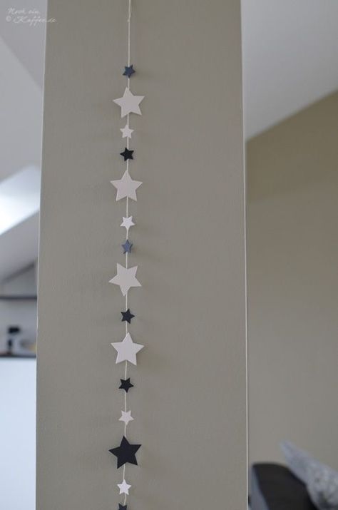 Hadiah Diy, Easy Room Decor, Diy Room Decor For Teens, Easy Diy Room Decor, Cute Diy Room Decor, Star Garland, Craft Room Decor, Diy Garland, Cute Bedroom Decor