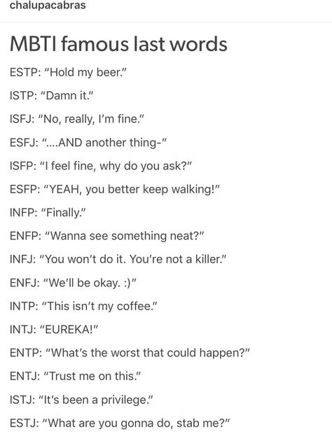 Istj Memes So True, Mbti Types Funny, Personality Types Funny, Mbti As Things, Mbti Quotes, Istj Personality, Enfj Personality, Isfj Personality, Infp Personality Type