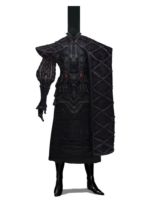 Dark Hooded Character, Heavy Armor Character Design, Guard Character Design, Void Character Design, Priest Character Design, Darth Vader Redesign, Black Armor, 다크 판타지, Concept Art Character