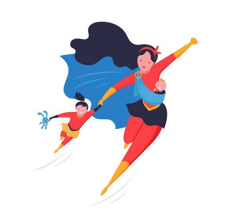 5,385 Working Mother Illustrations & Clip Art - iStock Mom Illustration, Mom Hero, Superhero Mom, Superhero Family, Superhero Cartoon, Mothers Day Poster, Working Mother, Super Hero Costumes, Super Mom